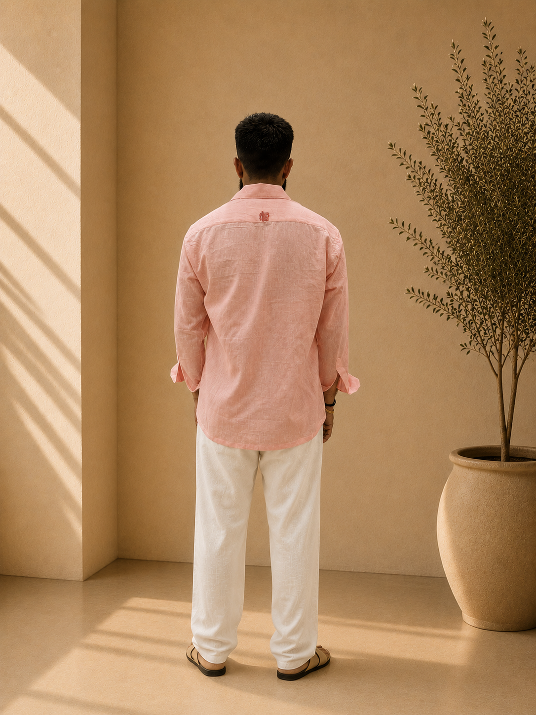 Linen Shirt - Pink