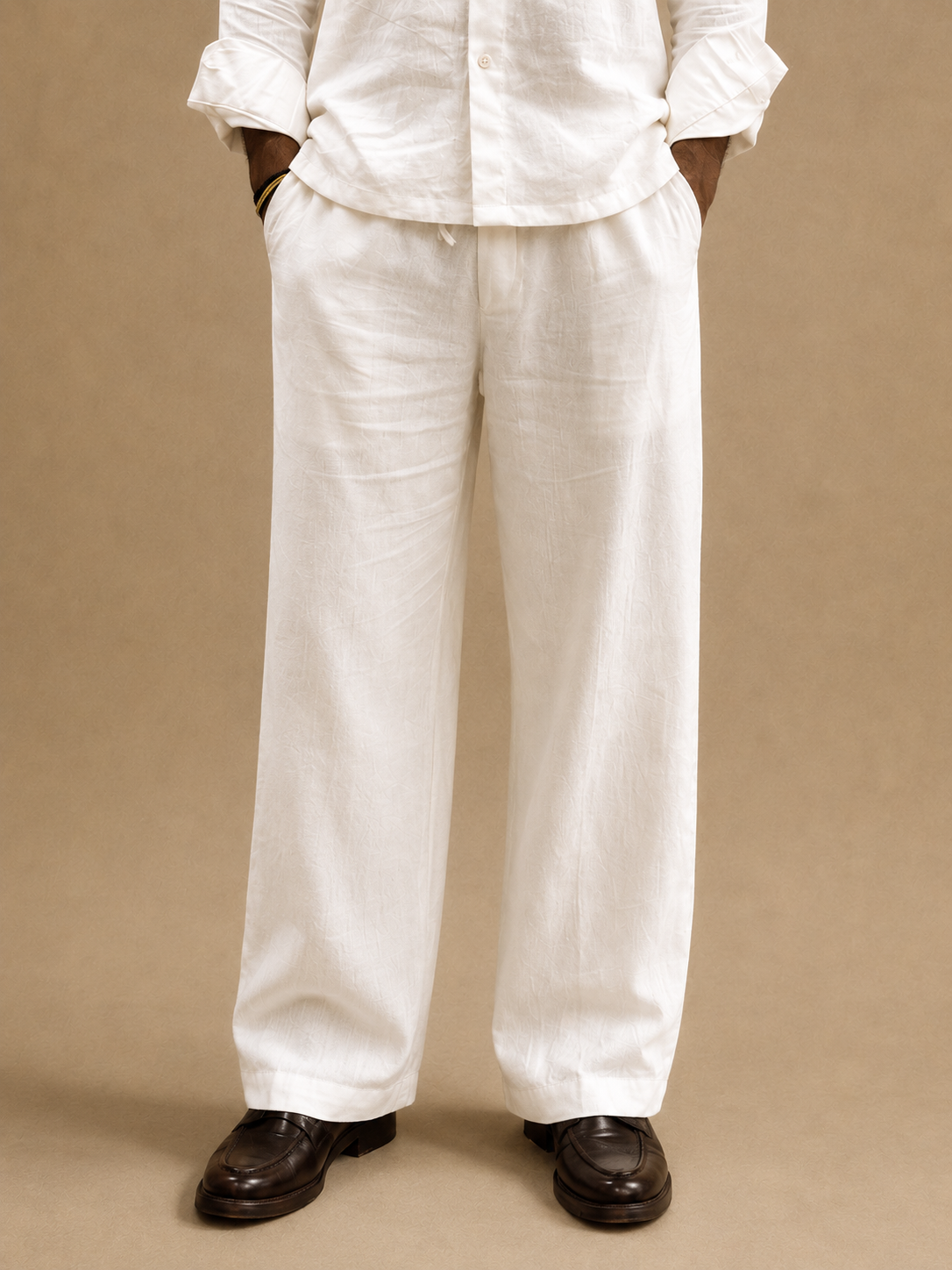 Linen Pants - White