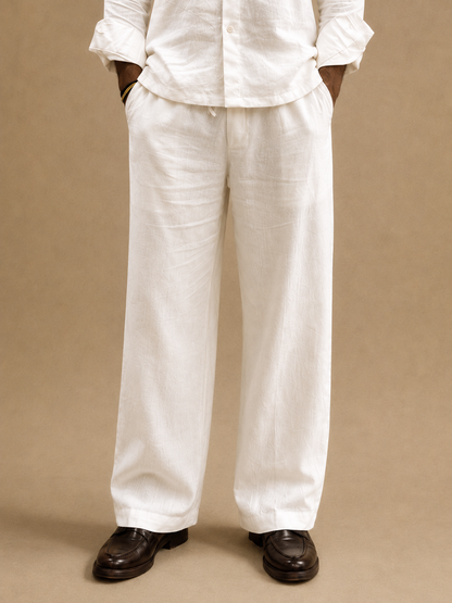Linen Pants - White