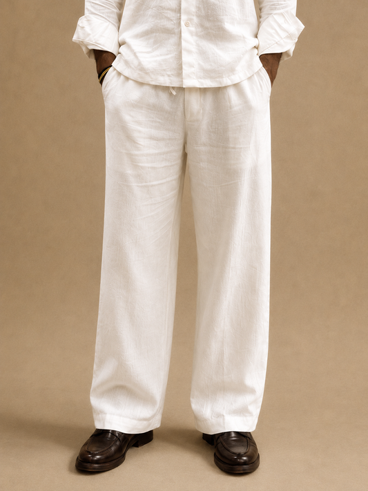 Linen Pants - White