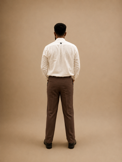 Linen Pants - Brown
