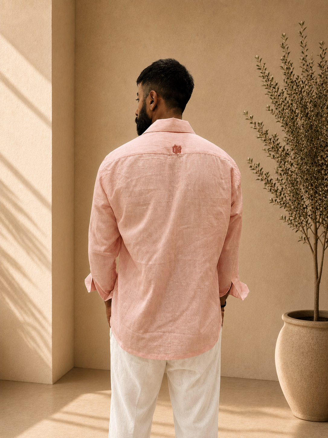 Linen Shirt - Pink