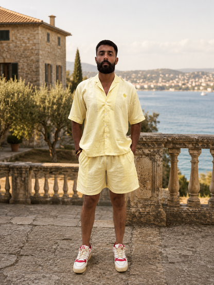 Linen Short - Yellow
