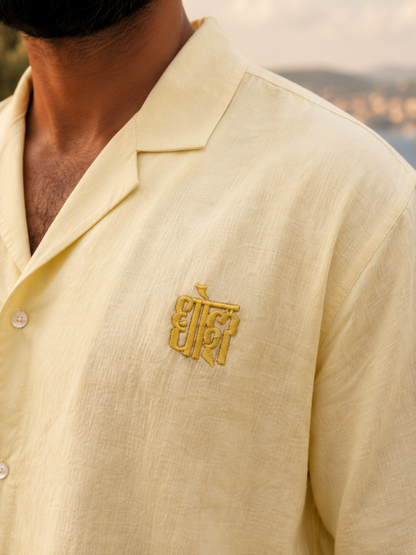 Linen Shirt - Yellow