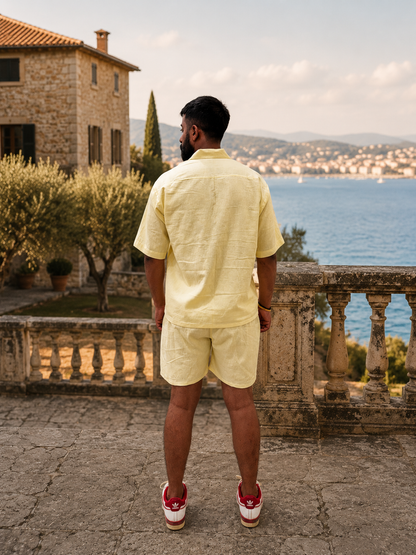 Linen Shirt - Yellow