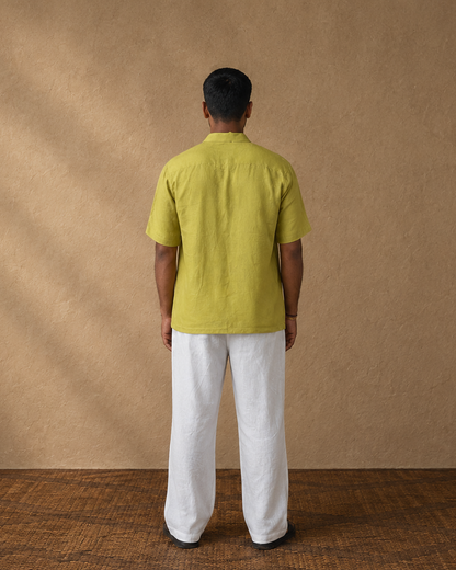 Linen Shirt - Green