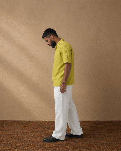 Linen Shirt - Green